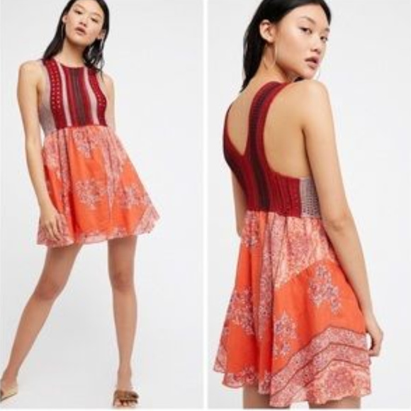 🆕️ Free People Katie's Mini Dress - Picture 1 of 6